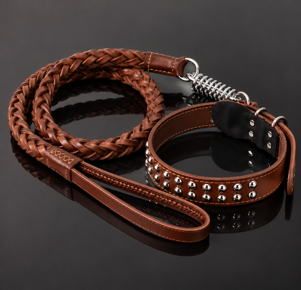 Bovarria Premium Dog Collar & Leash Set