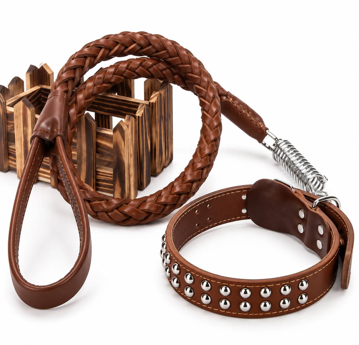Bovarria Premium Dog Collar & Leash Set