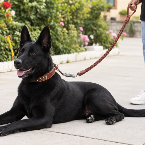Bovarria Premium Dog Collar & Leash Set