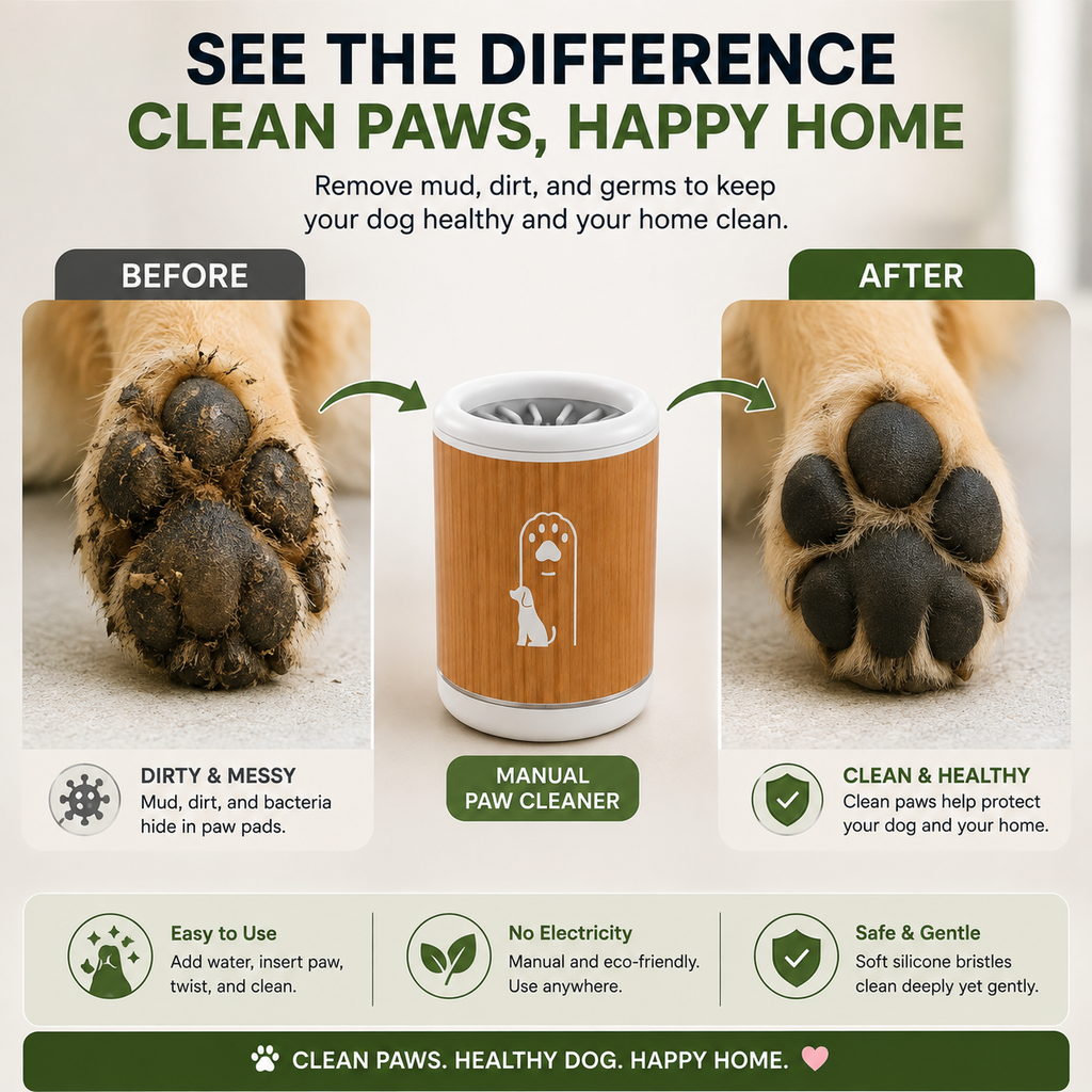 Bovarria Manual Paw Cleaner